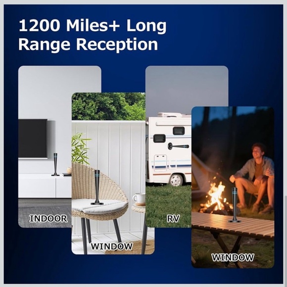 Digital TV Antenna HDTV Indoor/Outdoor D008AF 1080P, 4K Ultra HD - Picture 4 of 6